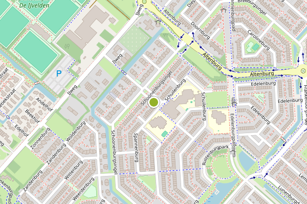 Ambulance-melding op Schuilenburg, Hoofddorp op 29 juni, kaart-overzicht