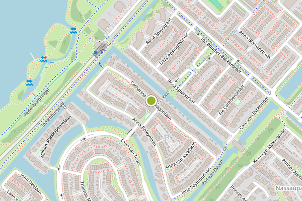 Ambulance-melding op Catharina van Aragonlaan, Hoofddorp op 28 juni, kaart-overzicht