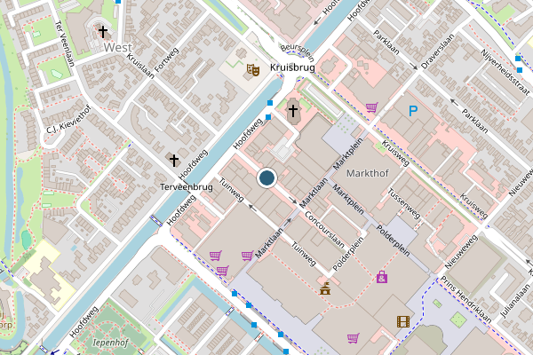 Politie-melding op Concourslaan, Hoofddorp op 28 juni, kaart-overzicht
