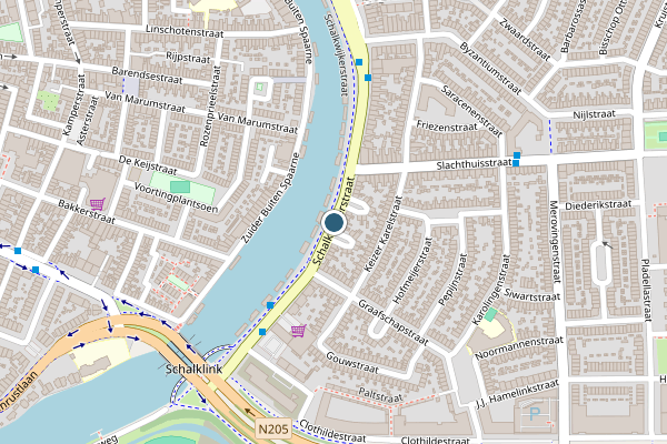 Politie-melding op Schalkwijkerstraat, Haarlem op 29 juni, kaart-overzicht