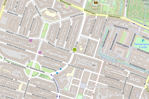 Ambulance-melding op Velserstraat, Haarlem op 29 juni, kaart-overzicht