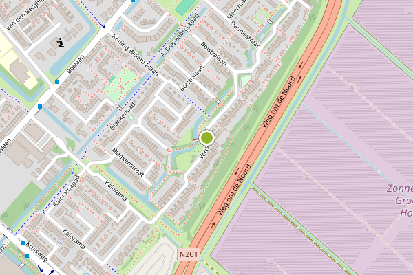 Ambulance-melding op Verisstraat, Hoofddorp op 29 juni, kaart-overzicht