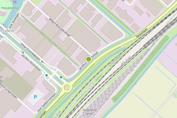 Ambulance-melding op Jacobus Spijkerdreef, Hoofddorp op 30 juni, kaart-overzicht