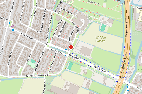 Brandweer-melding op Pieter Wantelaan, Haarlem op 2 juli, kaart-overzicht