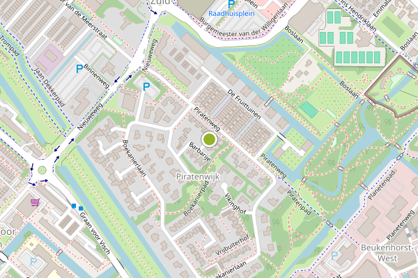 Ambulance-melding op Barbarije, Hoofddorp op 2 juli, kaart-overzicht