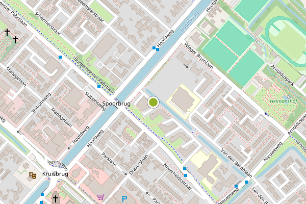 Ambulance-melding op Dokter Van Dorstenstraat, Hoofddorp op 1 juli, kaart-overzicht
