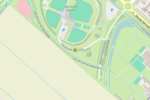 Ambulance-melding op Nieuwe Molenaarslaan, Hoofddorp op 1 juli, kaart-overzicht