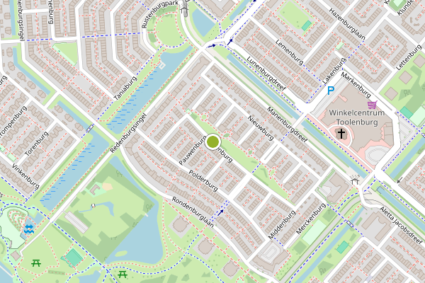 Ambulance-melding op Nijenburg, Hoofddorp op 1 juli, kaart-overzicht