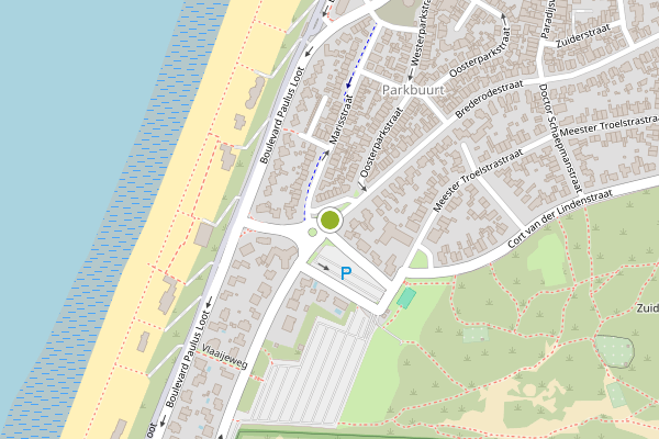 Ambulance-melding op Brederodestraat, Zandvoort op 5 juli, kaart-overzicht