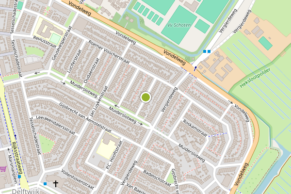 Ambulance-melding op Stalpaert van der Wielenstraat, Haarlem op 6 juli, kaart-overzicht