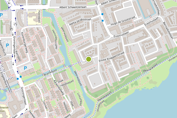 Ambulance-melding op Cornelia de Langestraat, Haarlem op 6 juli, kaart-overzicht