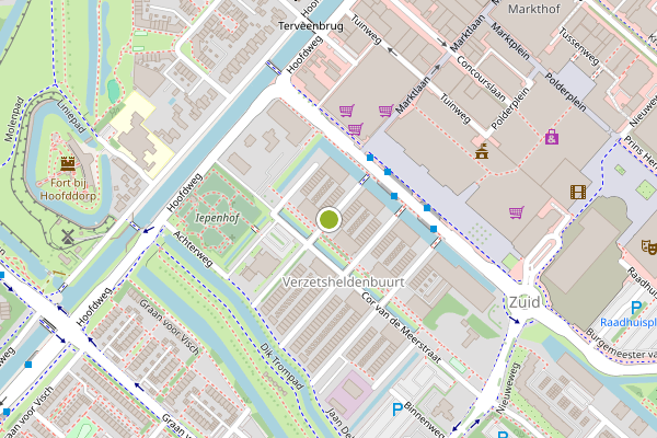 Ambulance-melding op Thijs Ouwerkerkstraat, Hoofddorp op 7 juli, kaart-overzicht