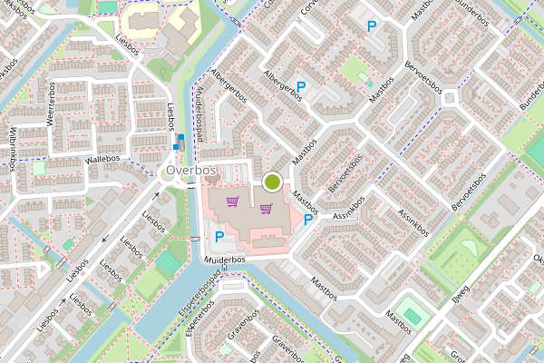 Ambulance-melding op Muiderbos, Hoofddorp op 7 juli, kaart-overzicht