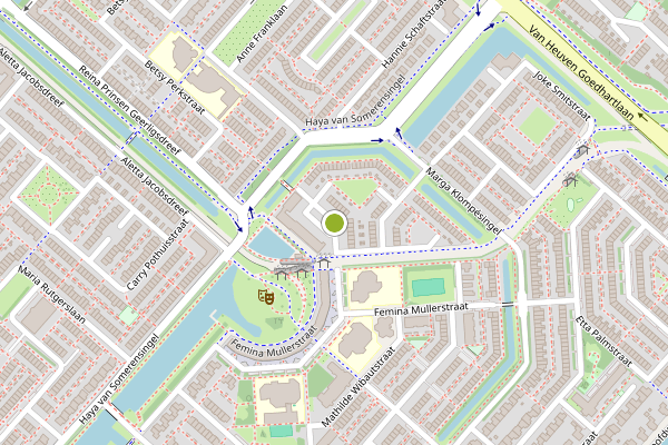 Ambulance-melding op Mary Zeldenruststraat, Hoofddorp op 7 juli, kaart-overzicht