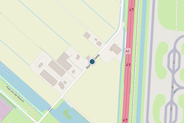 Politie-melding op Rijnlanderweg, Hoofddorp op 6 juli, kaart-overzicht