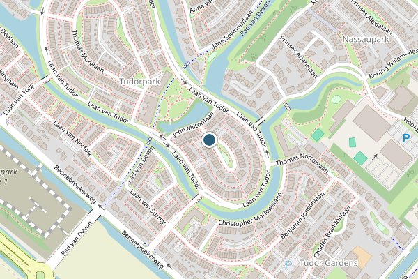Politie-melding op John Miltonlaan, Hoofddorp op 7 juli, kaart-overzicht