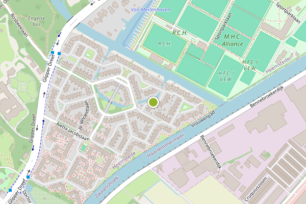 Ambulance-melding op Ida Gerhardtlaan, Heemstede op 7 juli, kaart-overzicht