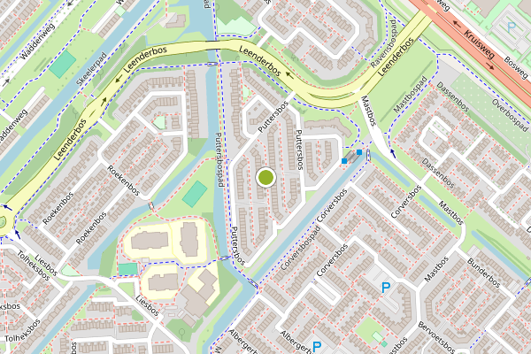 Ambulance-melding op Padenbos, Hoofddorp op 8 juli, kaart-overzicht