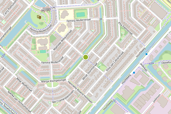Ambulance-melding op Marga Klompesingel, Hoofddorp op 9 juli, kaart-overzicht