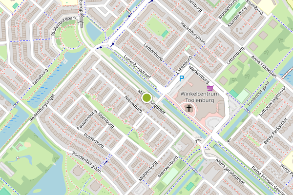 Ambulance-melding op Manenburgdreef, Hoofddorp op 10 juli, kaart-overzicht