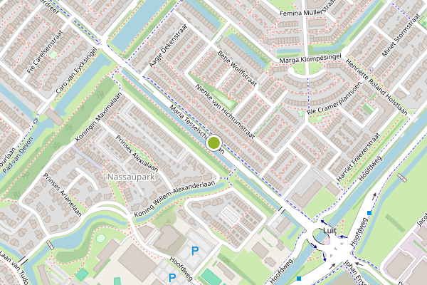Ambulance-melding op Maria Tesselschadelaan, Hoofddorp op 12 juli, kaart-overzicht