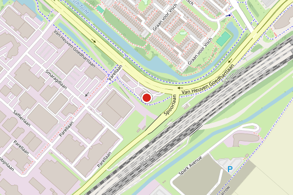 Brandweer-melding op Goedhartlaan, Hoofddorp op 12 juli, kaart-overzicht