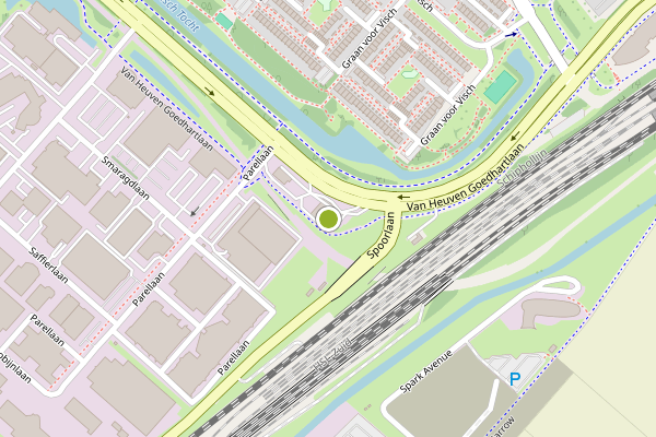 Ambulance-melding op Goedhartlaan, Hoofddorp op 12 juli, kaart-overzicht