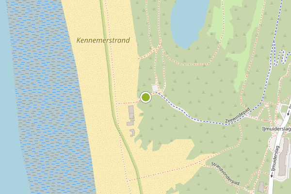 Ambulance-melding op Mantelmeeuwpad, IJmuiden op 12 juli, kaart-overzicht