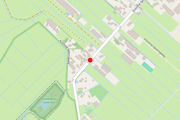 Brandweer-melding op Kromme Spieringweg, Vijfhuizen op 12 juli, kaart-overzicht