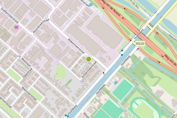 Ambulance-melding op Achtermeerstraat, Hoofddorp op 12 juli, kaart-overzicht