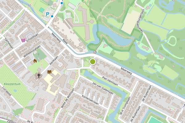 Ambulance-melding op Karel Doormanplantsoen, Bennebroek op 13 juli, kaart-overzicht
