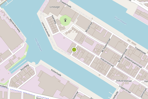Ambulance-melding op 3e Industriedwarsstraat, IJmuiden op 13 juli, kaart-overzicht