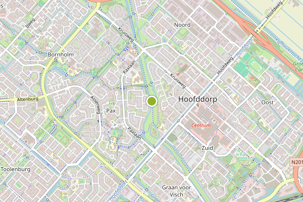 Ambulance-melding op Hoofedorp, Hoofddorp op 13 juli, kaart-overzicht