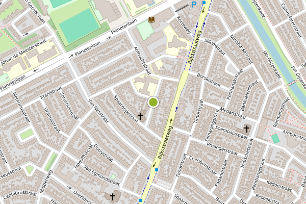 Ambulance-melding op Rechthuisstraat, Haarlem op 15 juli, kaart-overzicht