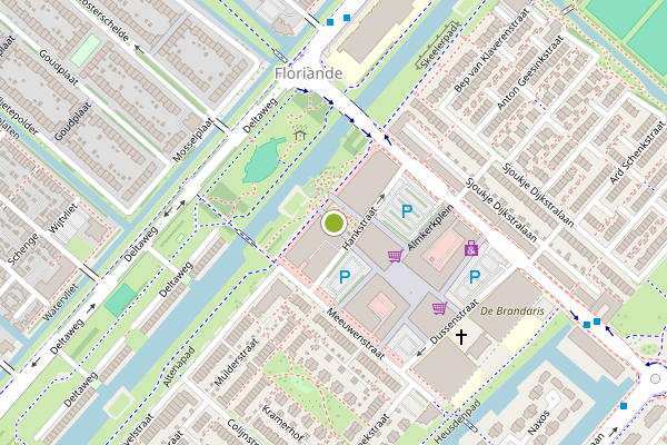 Ambulance-melding op Hemertplein, Hoofddorp op 15 juli, kaart-overzicht