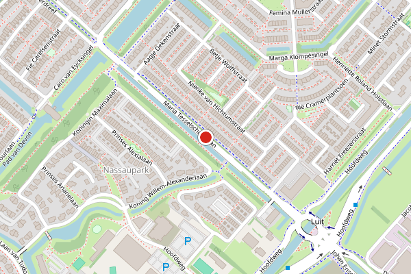 Brandweer-melding op Maria Tesselschadelaan, Hoofddorp op 15 juli, kaart-overzicht