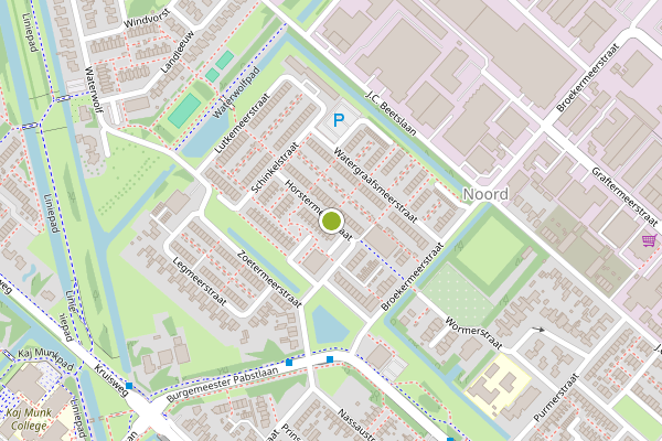 Ambulance-melding op Horstermeerstraat, Hoofddorp op 14 juli, kaart-overzicht