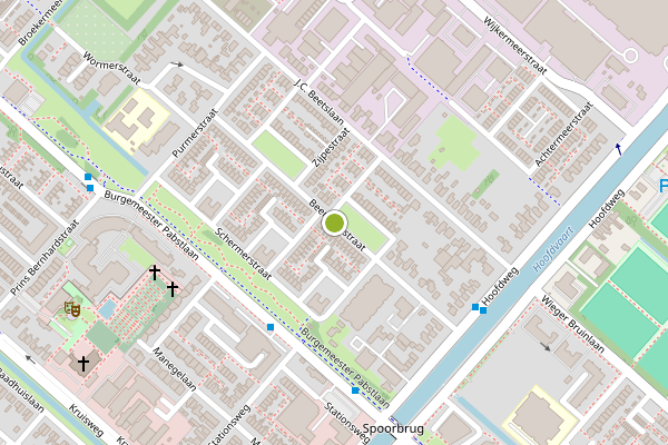 Ambulance-melding op Beemsterstraat, Hoofddorp op 16 juli, kaart-overzicht