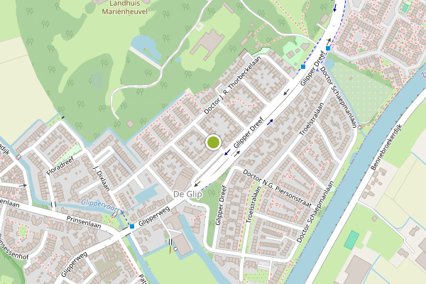 Ambulance-melding op Mr. S. van Houtenstraat, Heemstede op 15 juli, kaart-overzicht