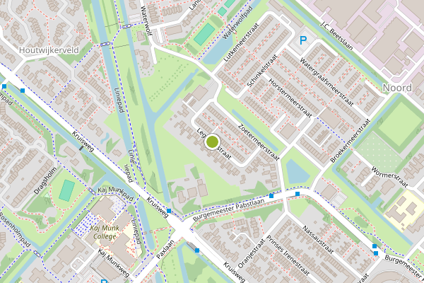 Ambulance-melding op Legmeerstraat, Hoofddorp op 16 juli, kaart-overzicht