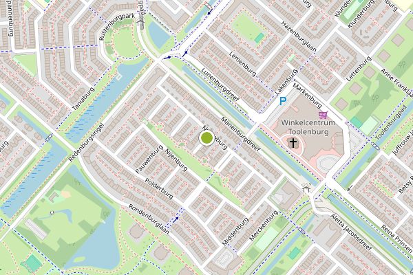 Ambulance-melding op Nieuwburg, Hoofddorp op 16 juli, kaart-overzicht