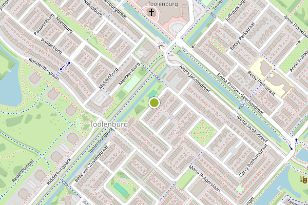 Ambulance-melding op Anna de Waalstraat, Hoofddorp op 18 juli, kaart-overzicht