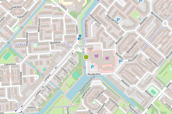Ambulance-melding op Muiderbos, Hoofddorp op 20 juli, kaart-overzicht