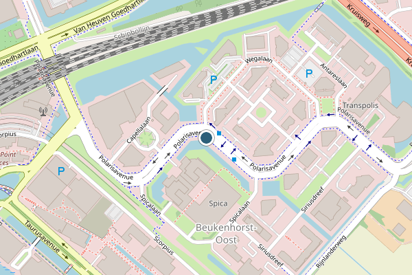 Politie-melding op Polarisavenue, Hoofddorp op 22 juli, kaart-overzicht
