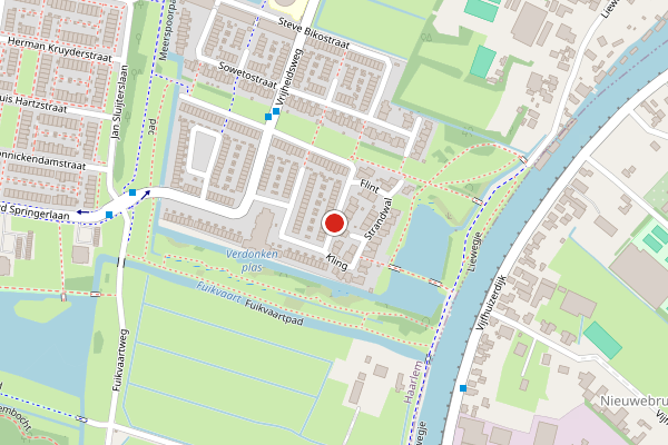 Brandweer-melding op Sutan Sjahrirstraat, Haarlem op 22 juli, kaart-overzicht