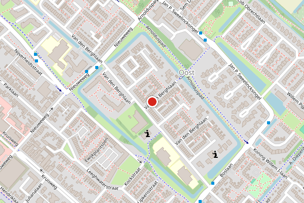 Brandweer-melding op Van den Berghlaan, Hoofddorp op 24 juli, kaart-overzicht
