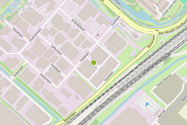 Ambulance-melding op Parellaan, Hoofddorp op 26 juli, kaart-overzicht