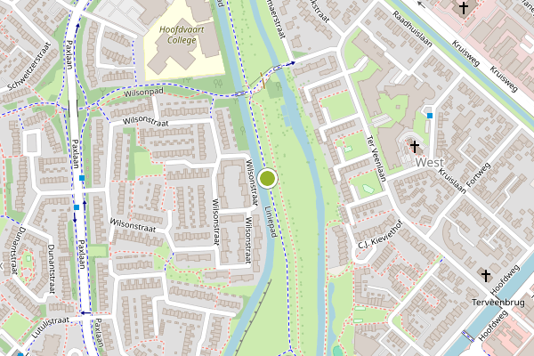 Ambulance-melding op Liniepad, Hoofddorp op 26 juli, kaart-overzicht