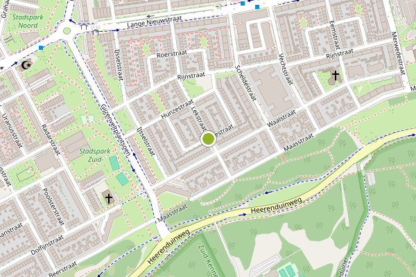 Ambulance-melding op Reggestraat, IJmuiden op 26 juli, kaart-overzicht