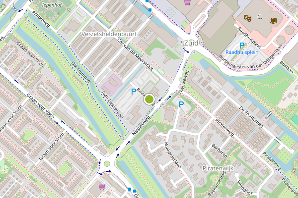 Ambulance-melding op Binnenweg, Hoofddorp op 26 juli, kaart-overzicht
